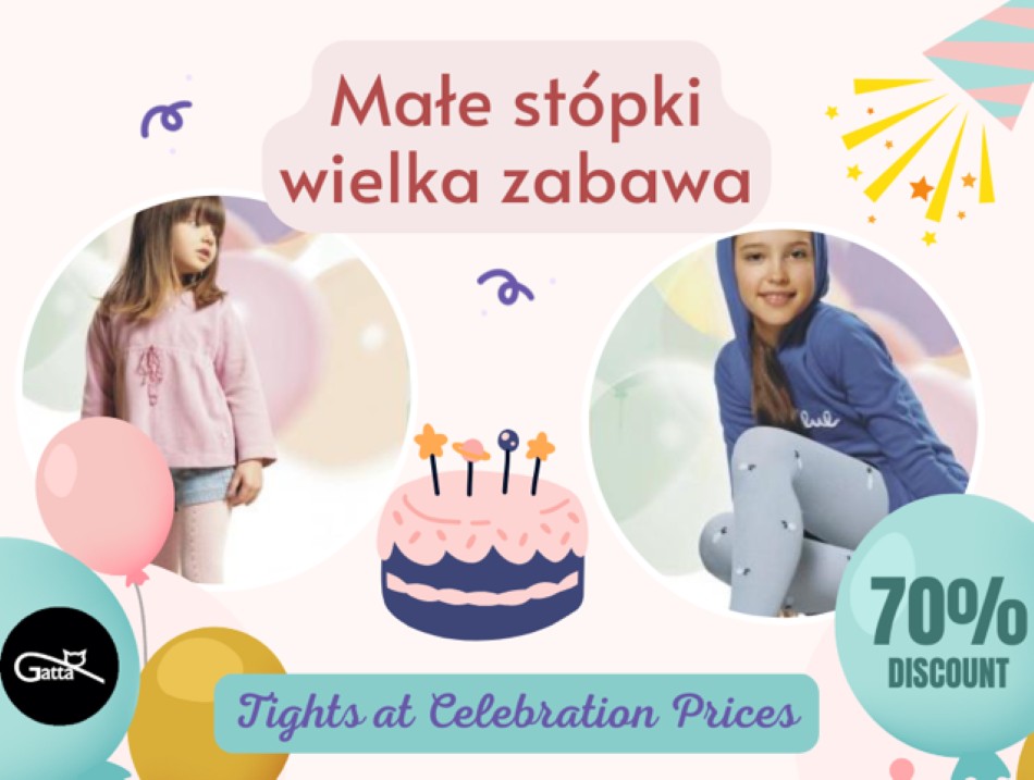 PROMOCJA NA RAJSTOPY DZIECIĘCE GATTA, WOLA - DO WYCZERPANIA STANÓW
