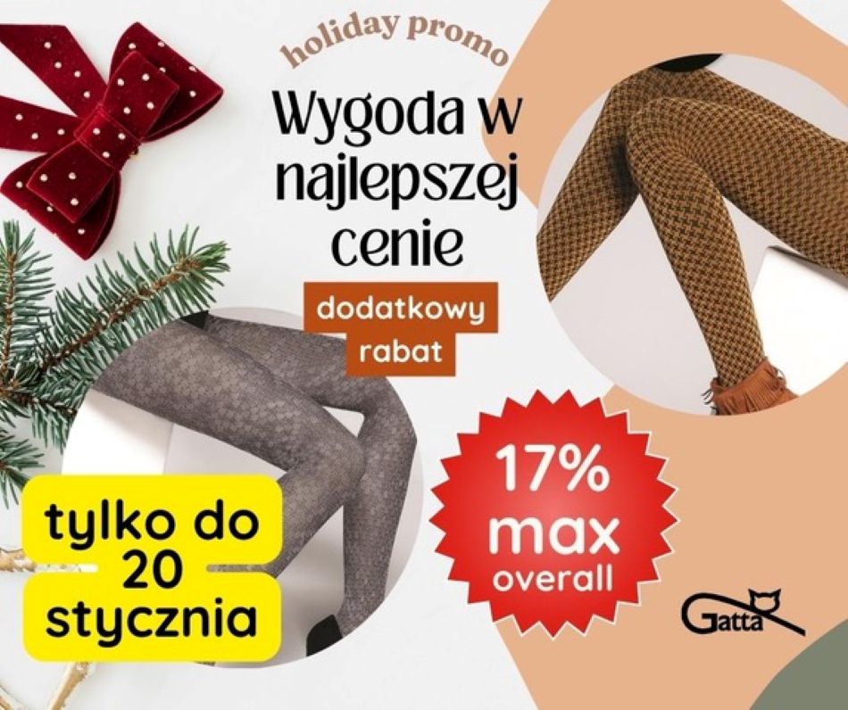 PROMOCJA NA RAJSTOPY WZORZYSTE GATTA