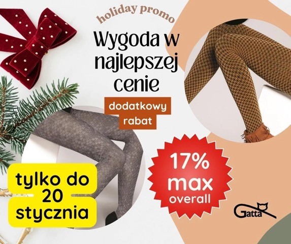 PROMOCJA NA RAJSTOPY WZORZYSTE GATTA